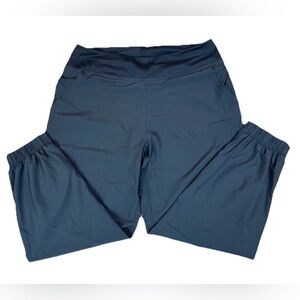 Patagonia Happy Hike Studio Jogger Women’s L Pants Grey Pockets Lined 21180